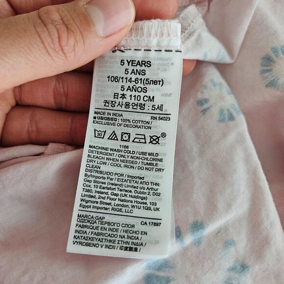 Sale 🎉🥳 4/$25 or $10 Gap Girl Top Size 5 - Picture 6 of 6